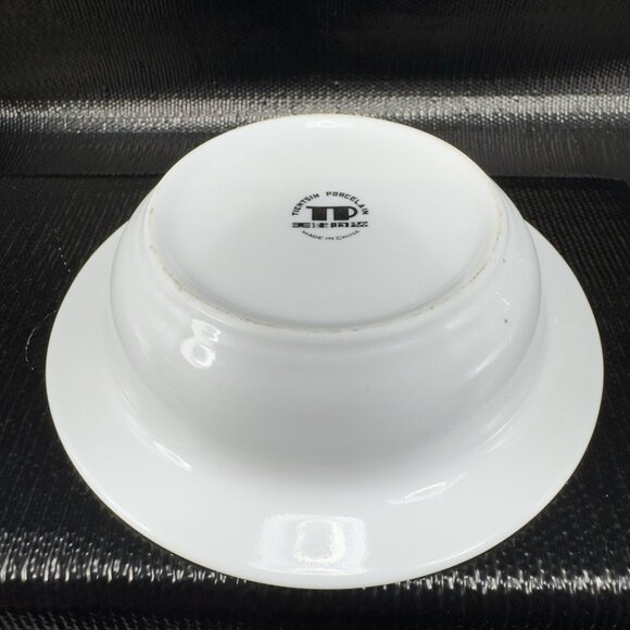Tientsin Porcelain TP Stoneware Ashtray Dish Bowl With Floral Pattern Design - Picture 6 of 11
